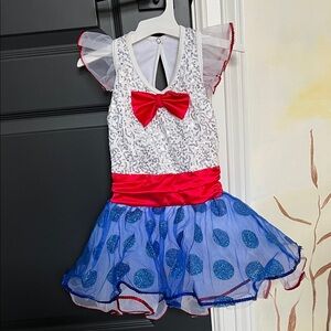 Sparkling Red and Blue Kids Costume